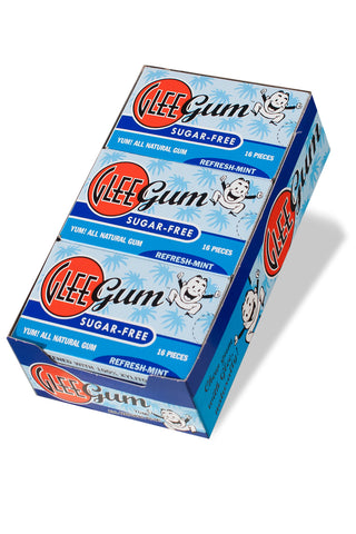 Glee Gum Sugar Free Refresh Mint Gum Box (12x16 ct)