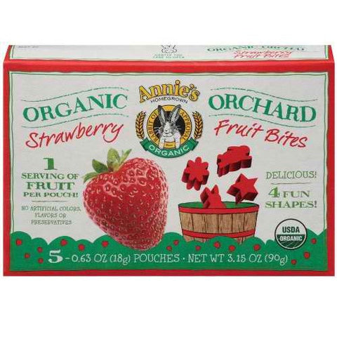 Annie's Strawberry Fruit Bites (12x3.15Oz)