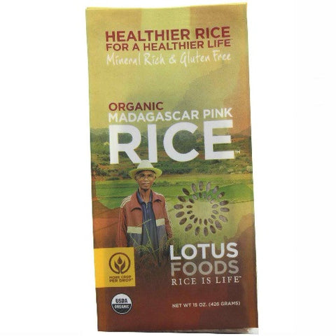 Lotus Foods Madagascar Pink Rice (6x15 Oz)