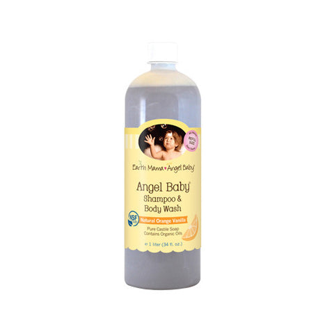 Earth Mama Angel Baby Shampoo and Body Wash (34 fl Oz)