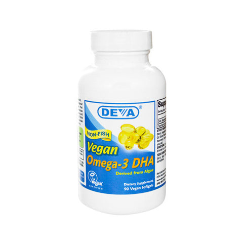 Deva Vegan Omega-3 DHA 90 Vegan Softgels