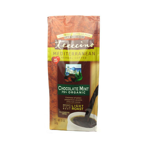 Teeccino Chocolate Mint Herbal Coffee (1x11 Oz)