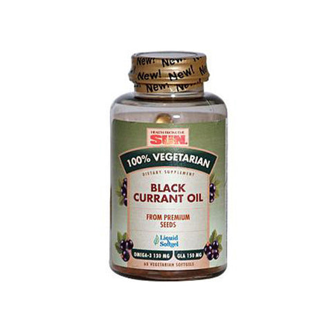 Health From the Sun Vegetarian Black Currant Oil (60 Veg Softgels)