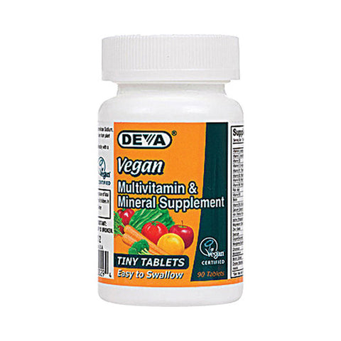 Deva Vegan Multivitamin and Mineral Supplement (1x 90 Tiny Tablets)