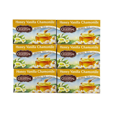 Celestial Seasonings Honey Vanilla Chamomile Herb Tea (1x20 Bag)