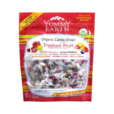 Yummy Earth Organic Candy Drops Freshest Fruit (1x13 Oz)