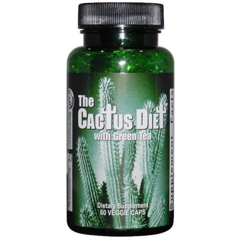 Maximum International The Cactus Diet with Green Tea (60 Veg Caps)