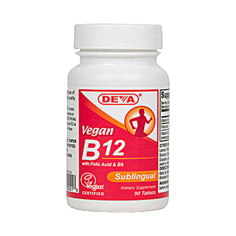 Deva Vegan B12 Sublingual (1x 90 Tablets)