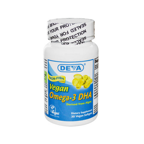 Deva Vegan Omega-3 DHA (30 Softgels)