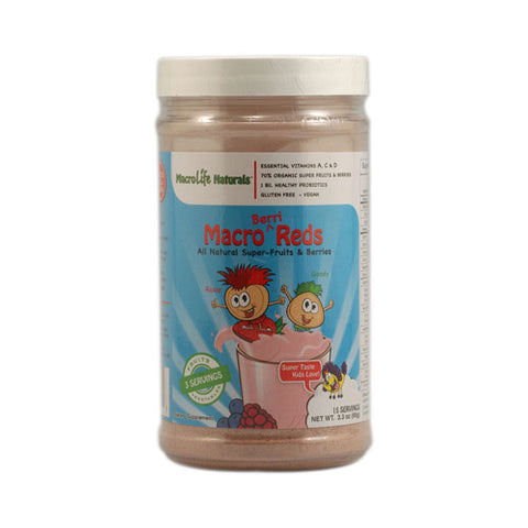 MacroLife Naturals Jr. Macro Reds for Kids Berri 3.3 Oz