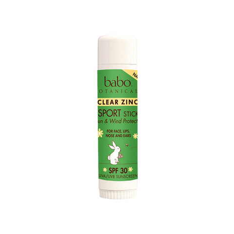 Babo Botanicals Zinc Sport Stick Clear SPF 30 (12x 0.6 Oz)