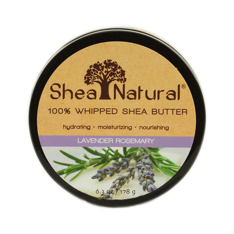 Shea Natural Whipped Shea Butter Lavender Rosemary 6.3 Oz