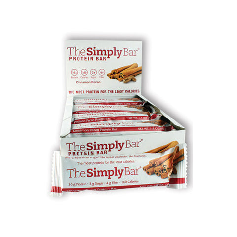 The Simply Bar Protein Bar Cinnamon and Pecan (15x 1.4 Oz)