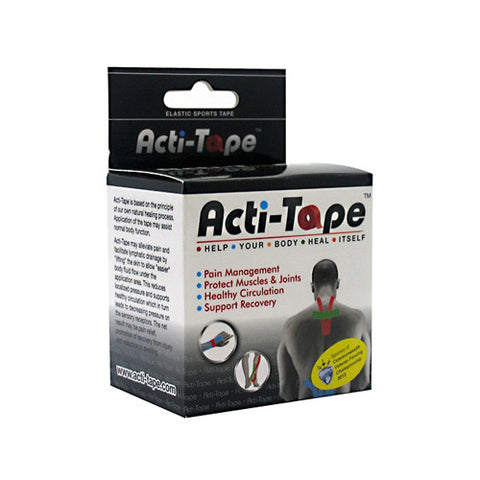 Nutriworks Acti-Tape Elastic Sports Tape Black (1x2.6 Oz)