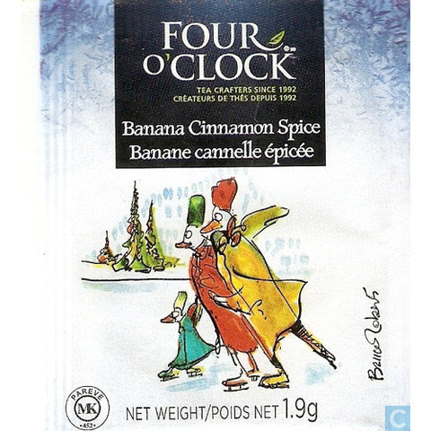 Four O'Clock Tea Black Banana Cinnamon Spice (6x16 Tea Bags)