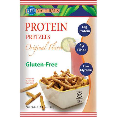 Kay's Naturals High Protein Pretzel Sticks Orange (6 Pack) 1.2 Oz