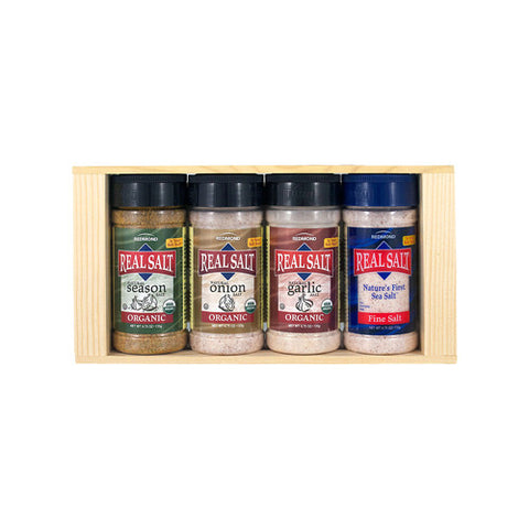 Real Salt Seasoning Gift Set 4 Piece Set