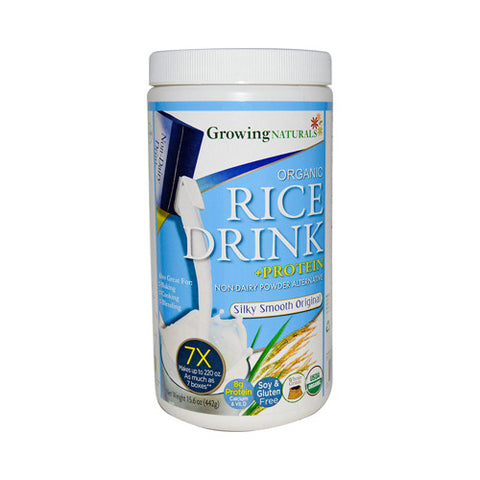 Growing Naturals Rice Drink Powder Silky Smooth Original (1x15.6 Oz)