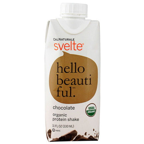 Svelte Protein Shake Organic Chocolate 11 fl Oz (8 Pack)