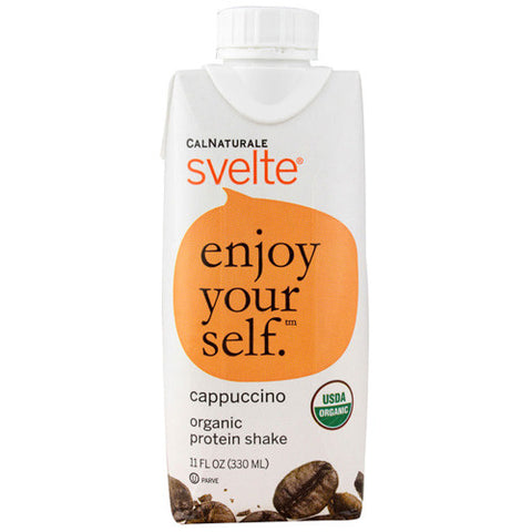 Svelte Protein Shake Organic Cappucino 11 fl Oz (8 Pack)