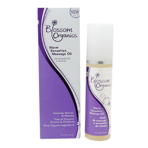 Blossom Organics Massage Oil Warm Sensation (1x3 Oz)