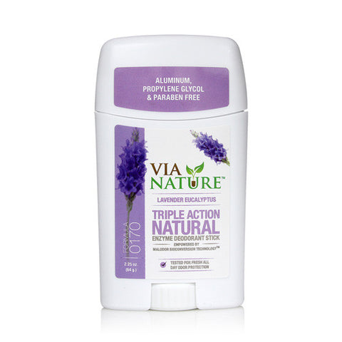 Via Nature Deodorant Stick Lavender Eucalyptus (1x2.25 Oz)