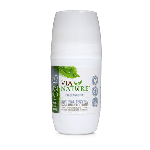 Via Nature Deodorant Roll On Frangrance Free (1x2.5 fl Oz)