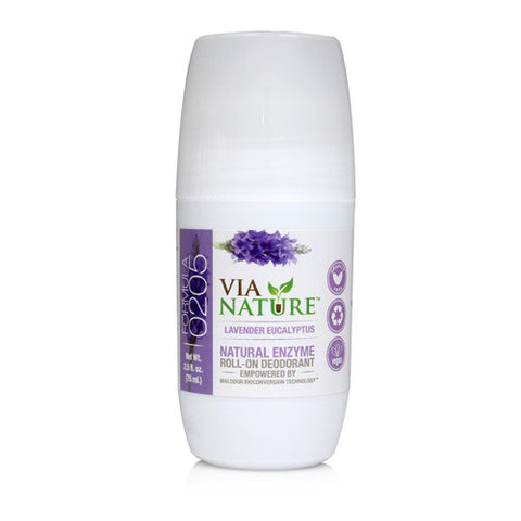 Via Nature Deodorant Roll On Lavender Eucalyptus (1x2.5 fl Oz)