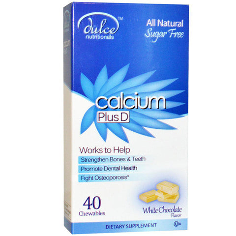 Dulce Calcium Plus Vitamin D Sugar Free (1x40 Chewables)