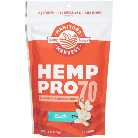 Manitoba Harvest Hemp Pro 70 Vanilla 11 Oz