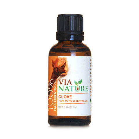 Via Nature Essential Oil 100% Pure Clove (1x1 fl Oz)