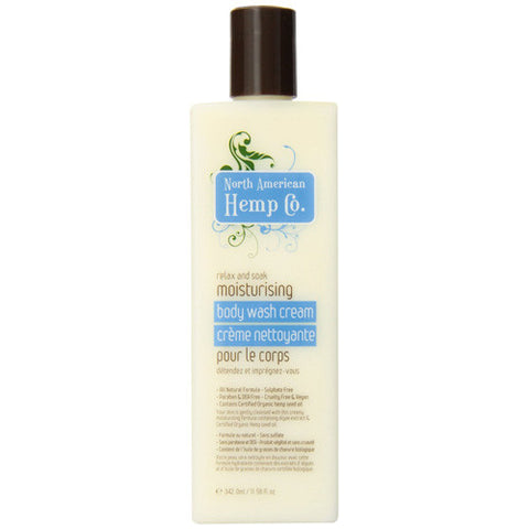 North American Hemp Body Wash Cream Moisturizing 11.56 fl Oz