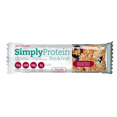 Simply Protein Nut and Fruit Bar Almond Cherry (12x1.4 Oz)