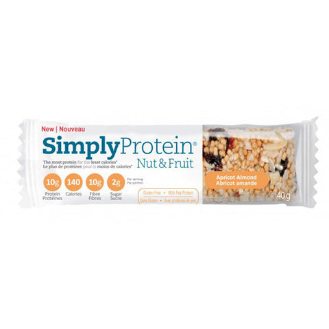 Simply Protein Nut and Fruit Bar Almond Apricot (12x1.4 Oz)