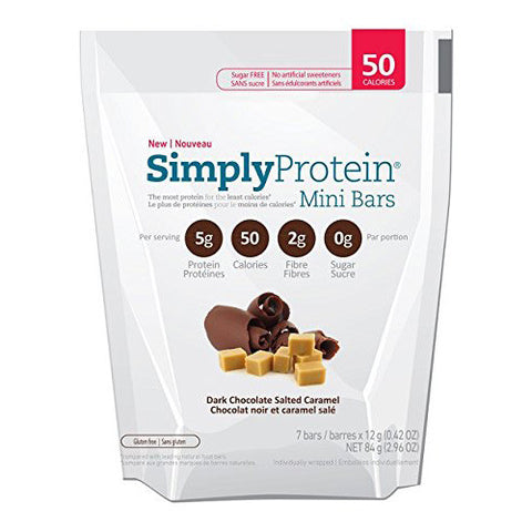 Simply Protein Bar Mini Dark Chocolate Salted Caramel (6x7 ct)