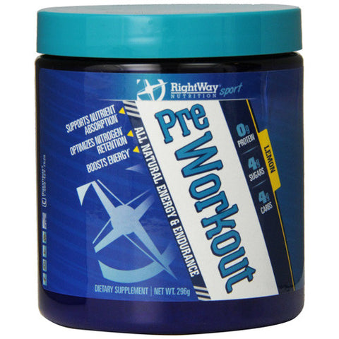 Rightway Nutrition Pre Workout Lemon 296 grams