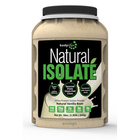 Bodylogix Isolate Powder Natural Whey Vanilla Bean (1x1.85Lb)