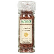 Frontier Natural Products Hawaiian Red Salt, Grinder (6x3.5 Oz)