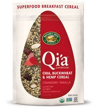 Nature's Path Qi'a Superfood Cranberry Vanilla Chia, Buckwheat & Hemp Cereal (10x7.94 Oz)